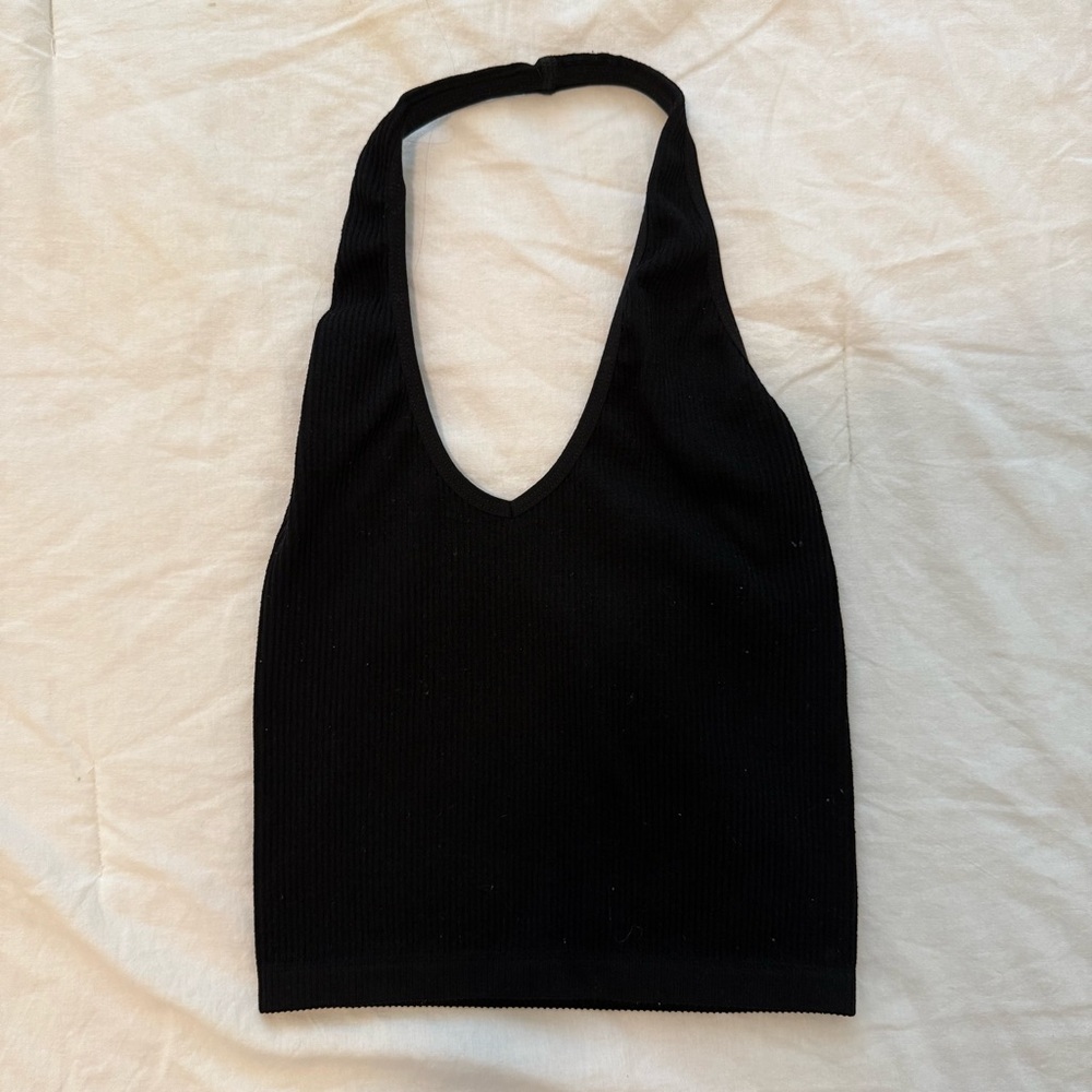 Urban Outfitters Black Halter Neck Top